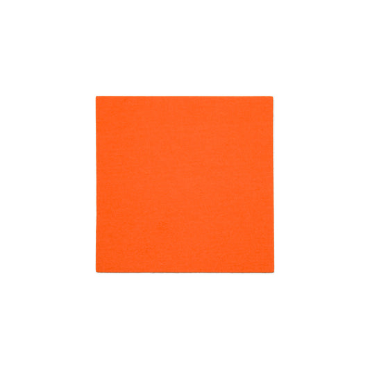 Straight Edge Square Placemat in Orange, 22cm