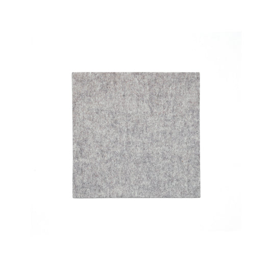 Straight Edge Square Placemat in 011 Light Grey Melange, 22cm