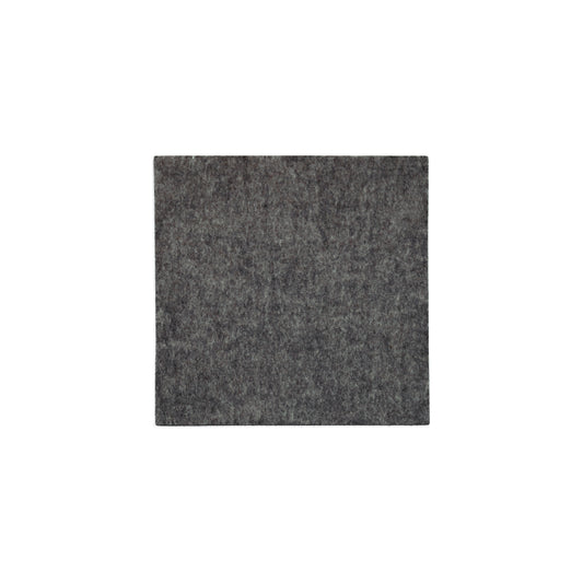 Straight Edge Square Placemat in 012 Anthracite Melange, 22cm