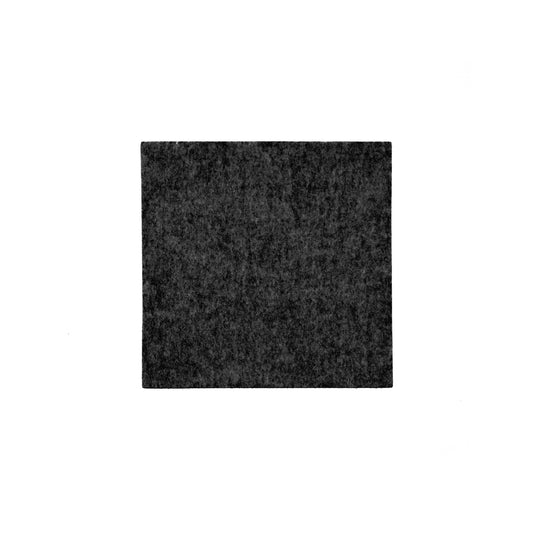 Straight Edge Square Placemat in 015 Graphite Melange, 22cm