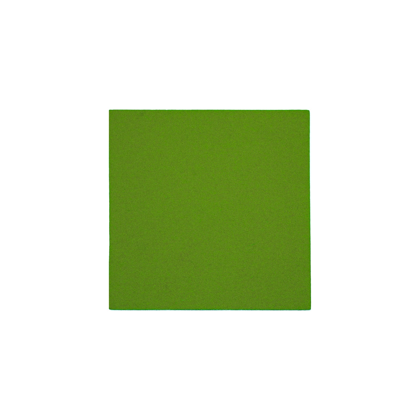 Straight Edge Square Placemat in 023 Meadow Green, 22cm