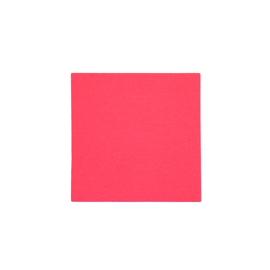 Straight Edge Square Placemat in 035 Coral, 22cm