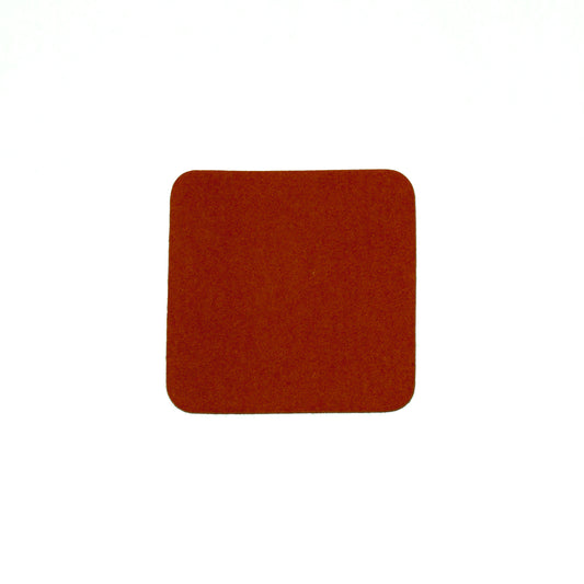 Larger Square Coaster in 009 Rot Red, 14cm