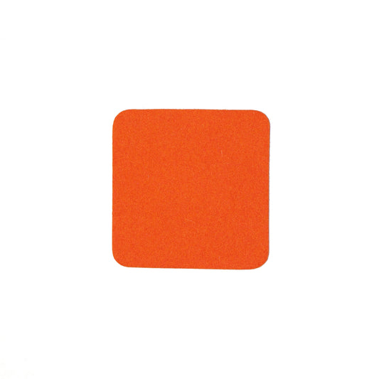 Larger Square Coaster in 010 Orange, 14cm