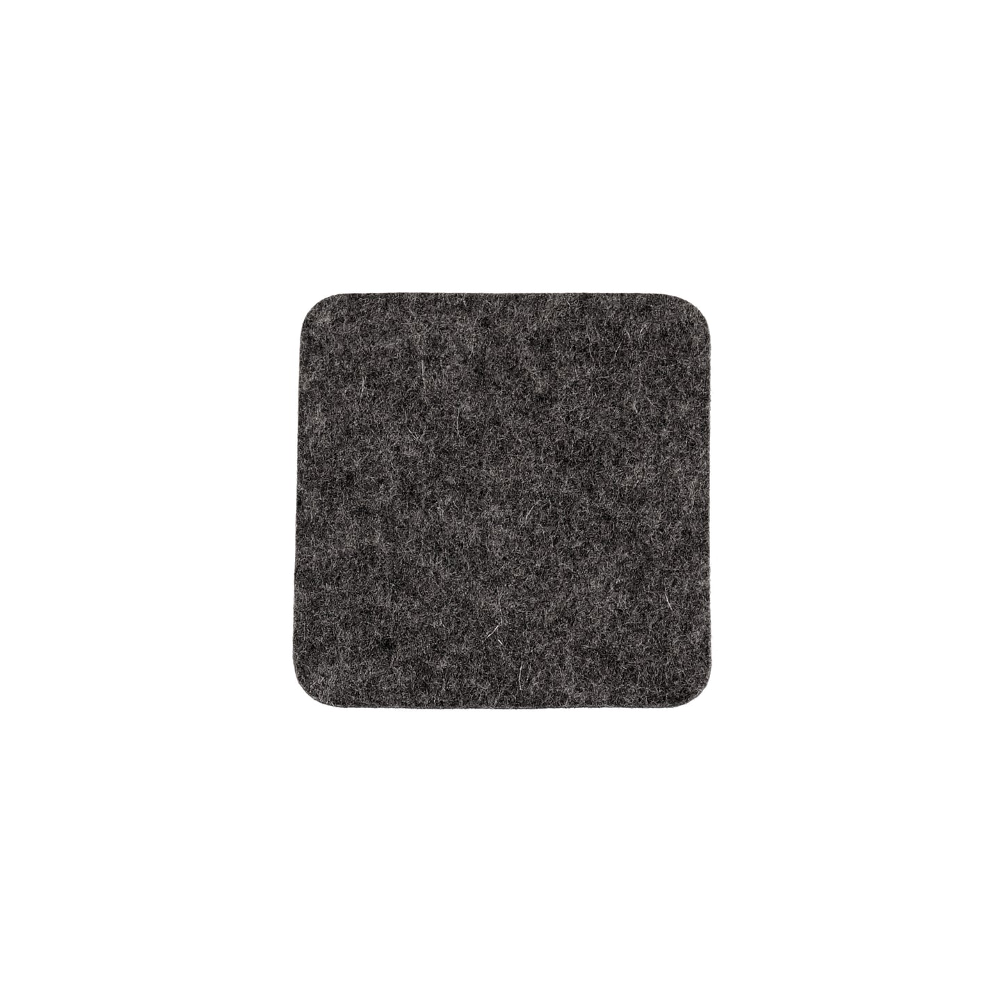 Larger Square Coaster in 012 Anthracite Melange, 14cm