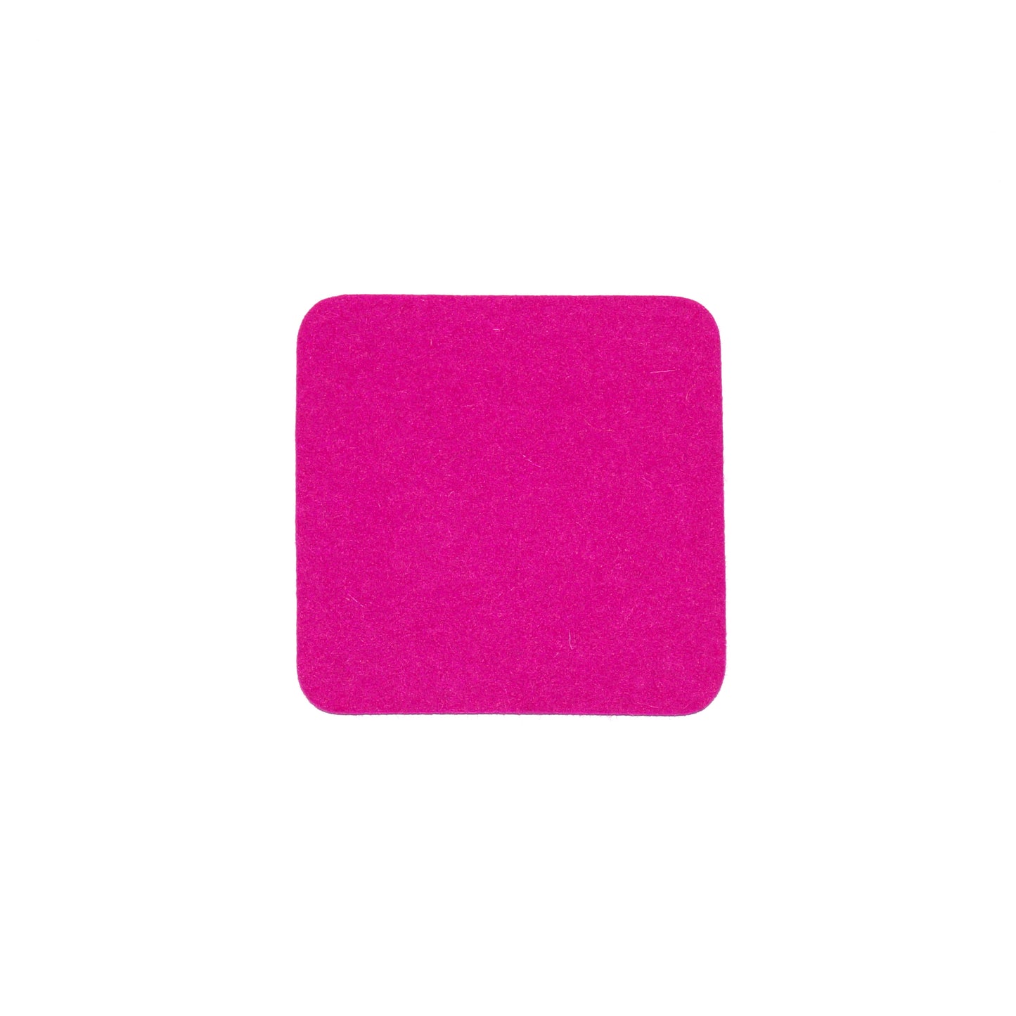 Larger Square Coaster in 017 Pink, 14cm