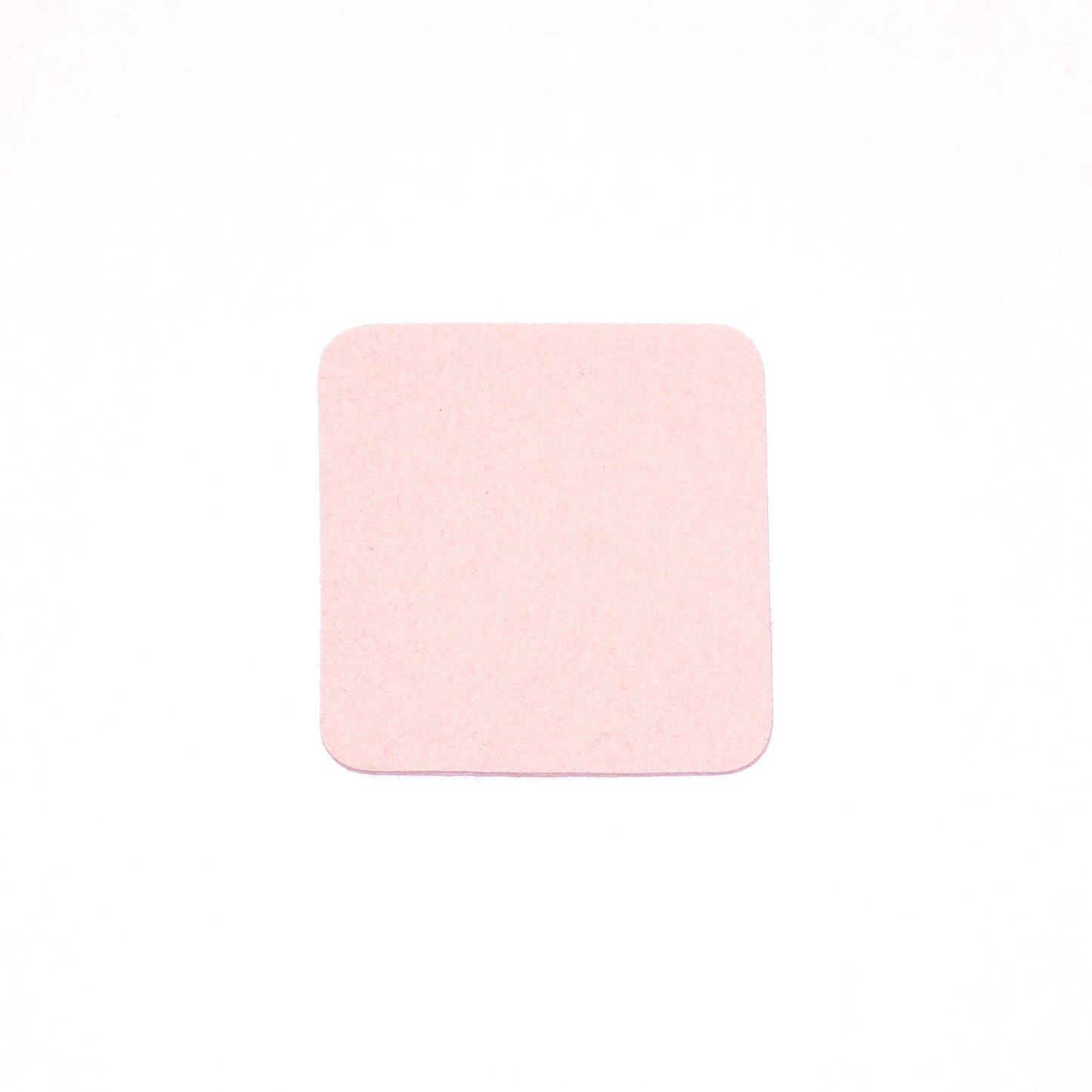 Larger Square Coaster in 019 Pastel Rose, 14cm