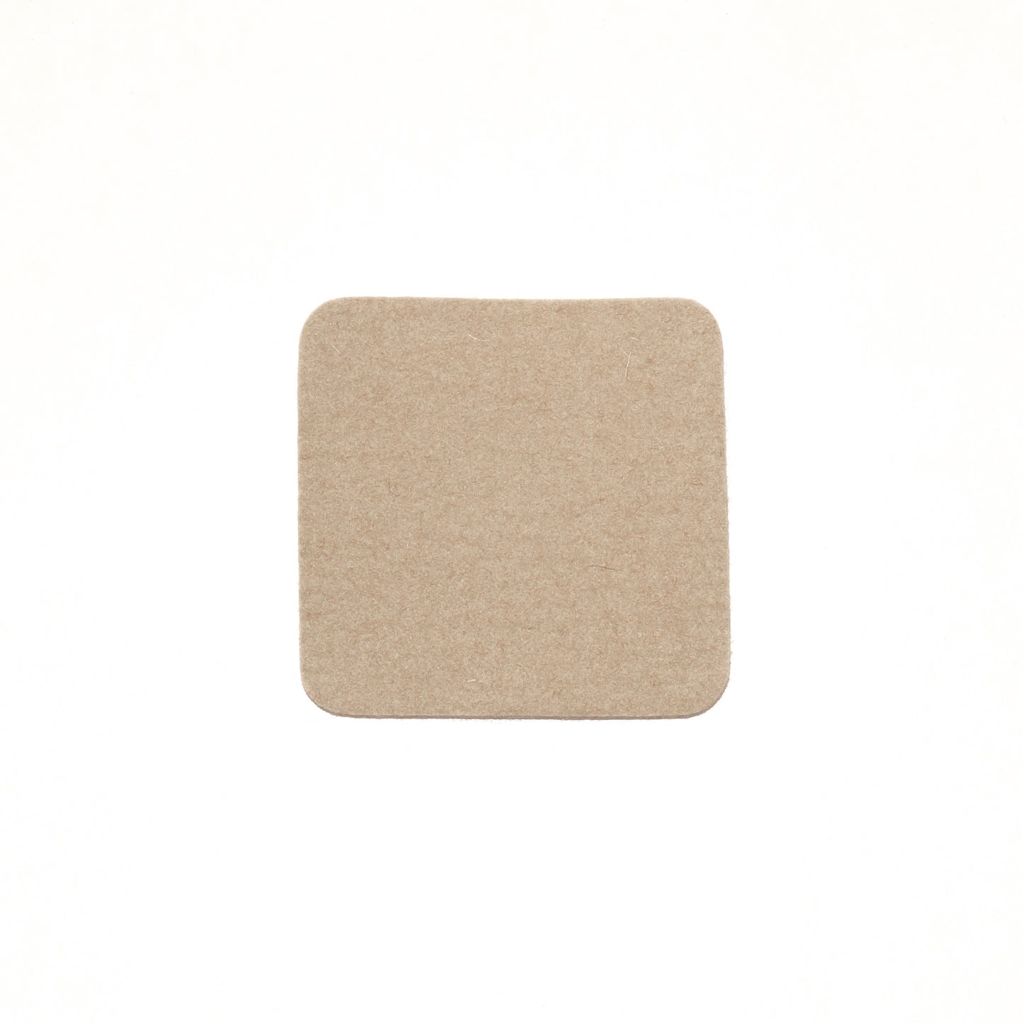 Larger Square Coaster in 021 Sand, 14cm