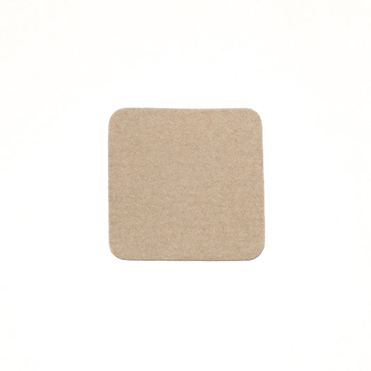 Larger Square Coaster in 021 Sand, 14cm