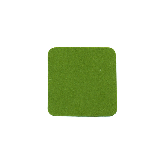 Larger Square Coaster in 023 Meadow Green, 14cm