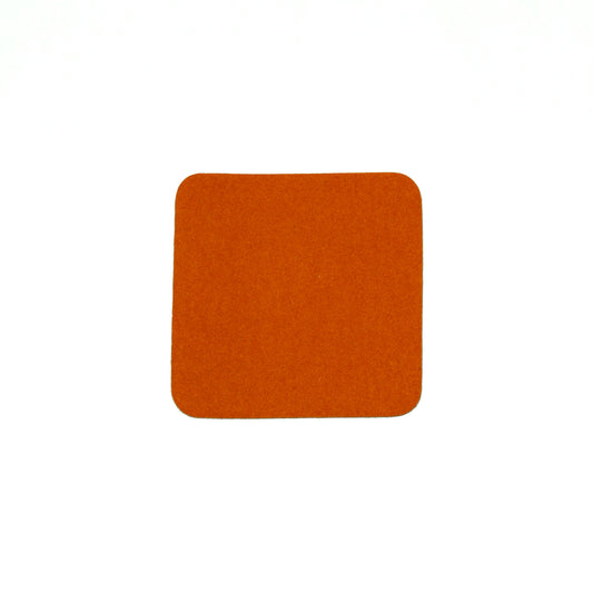 Larger Square Coaster in 025 Kenya Red, 14cm