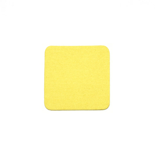 Larger Square Coaster in 027 Lemon, 14cm