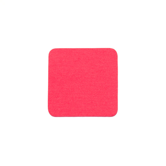 Larger Square Coaster in 035 Coral, 14cm