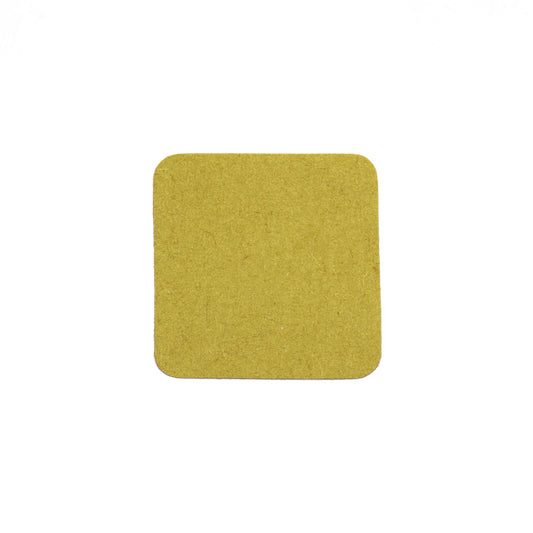 Larger Square Coaster in 036 Mustard, 14cm