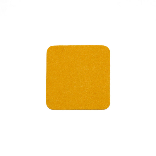 Larger Square Coaster in 037 Saffron, 14cm