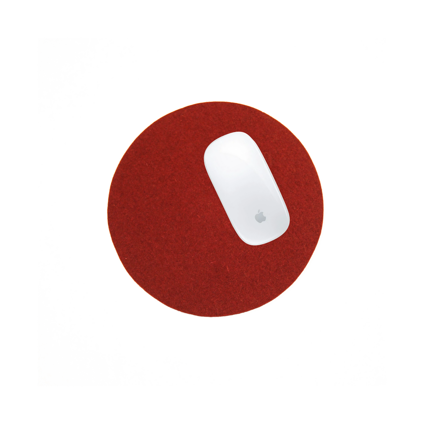 Round Mouse Pad in 009 Rot Red