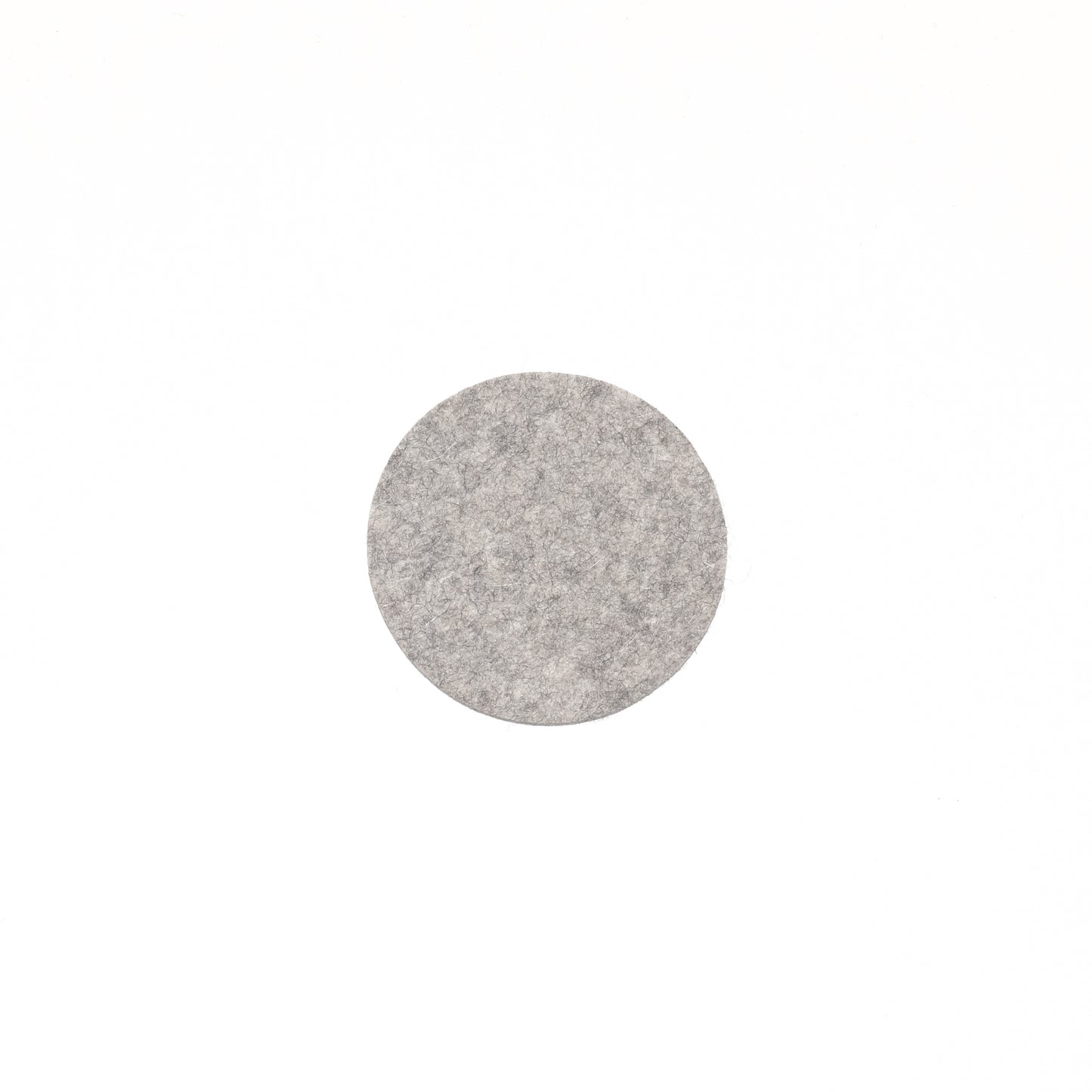 Round Coaster in 011 Light Grey Melange, 10cm