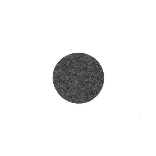 Round Coaster in 012 Anthracite Melange, 10cm