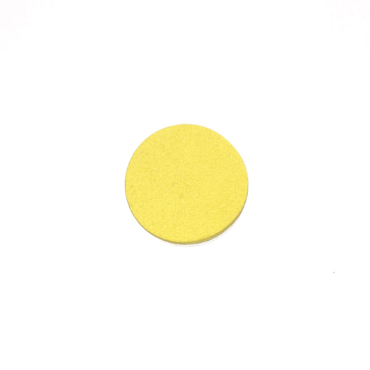 Round Coaster in 027 Lemon Yellow, 10cm