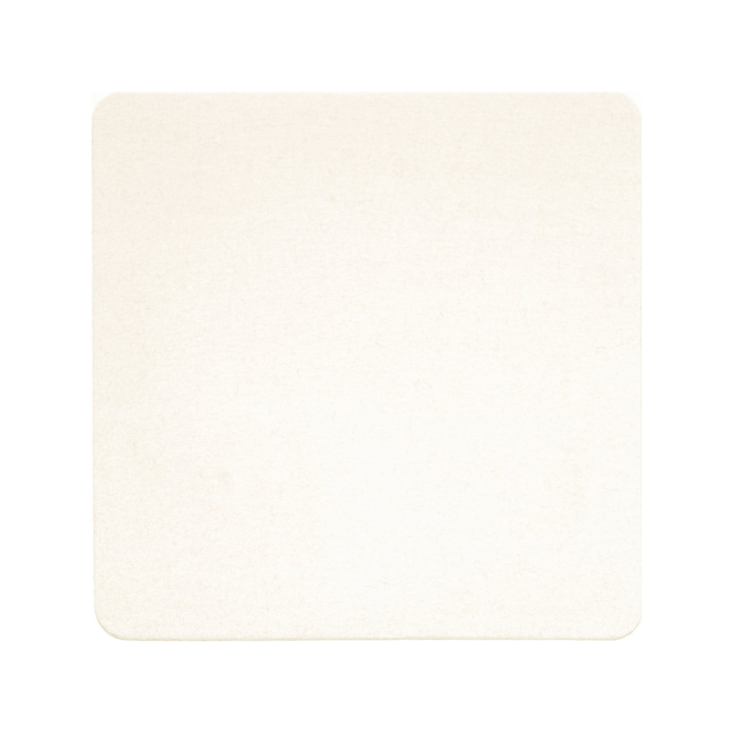 Round Edge Square Placemat in 001 White