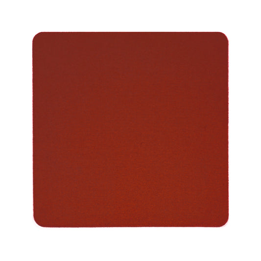 Round Edge Square Placemat in 009 Rot Red