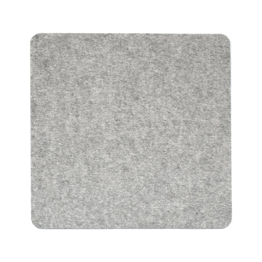 Round Edge Square Placemat in 011 Light Grey Melange