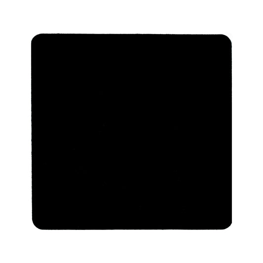 Round Edge Square Placemat in 013 Black