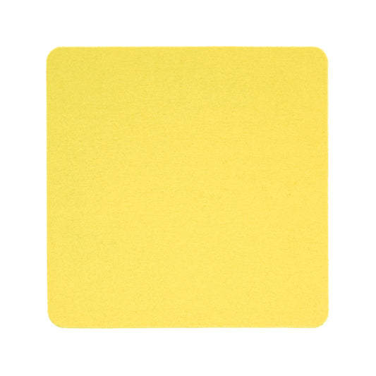 Round Edge Square Placemat in 027 Lemon Yellow