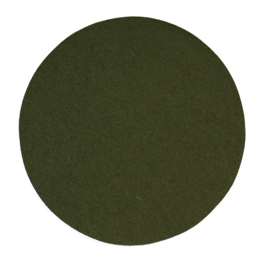 Round Placemat in 003 Dark Olive