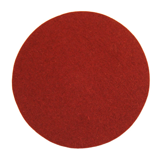 Round Placemat in 009 Rot Red