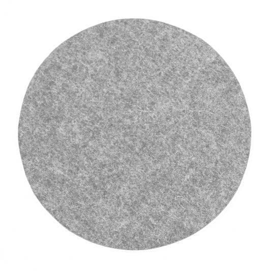 Round Placemat in 011 Light Grey Melange