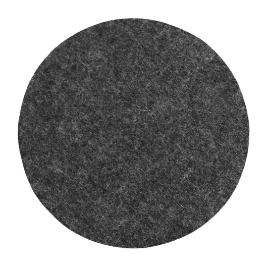 Round Placemat in 012 Anthracite Melange