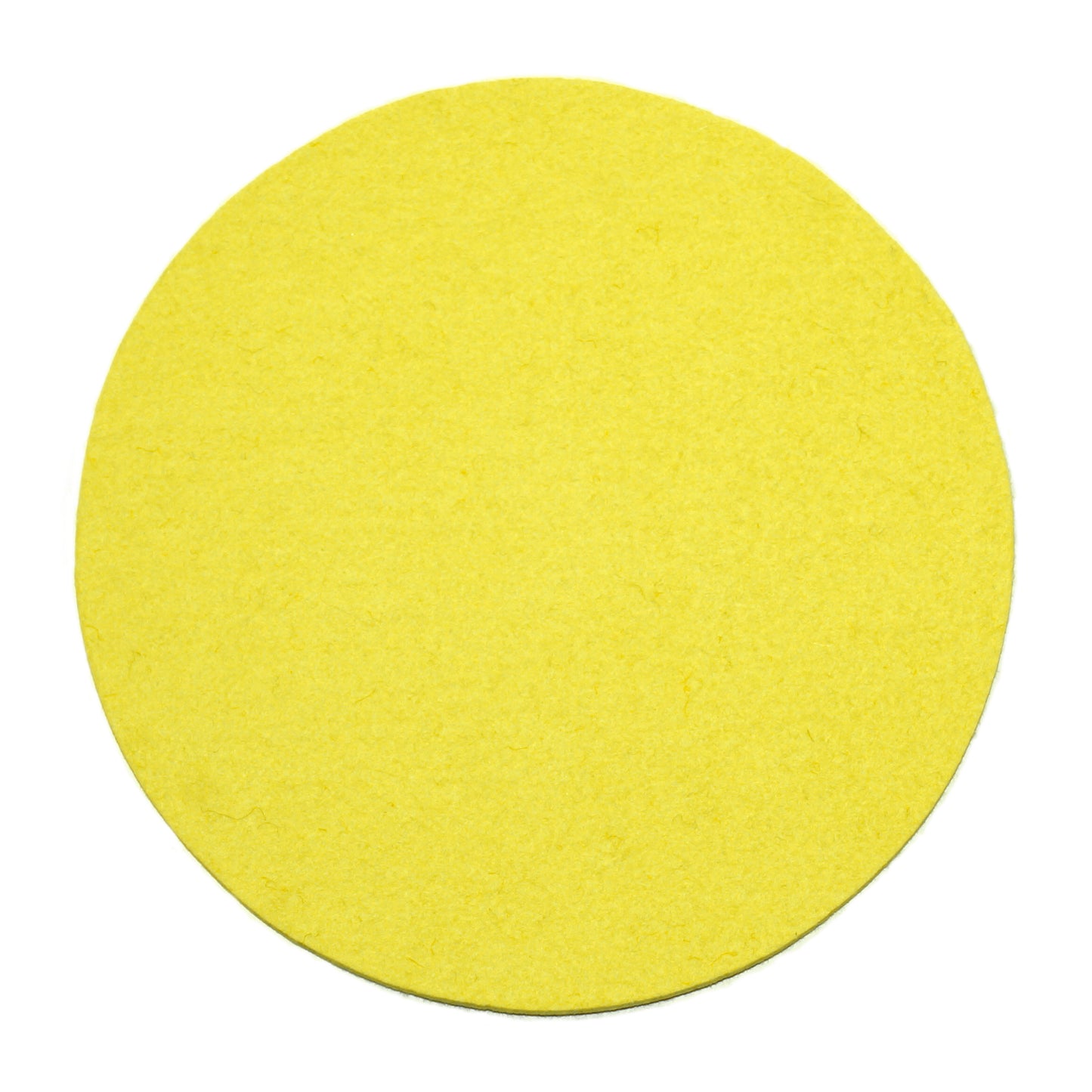 Round Placemat in 027 Lemon Yellow