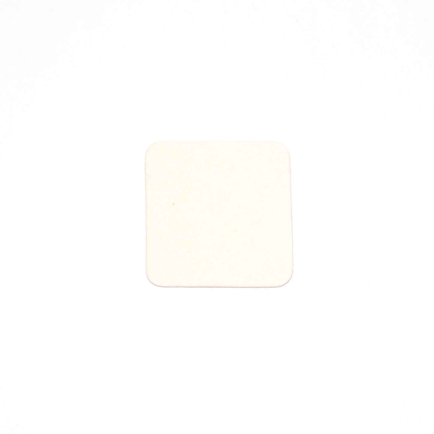 Square Coaster in 001 White, 11cm