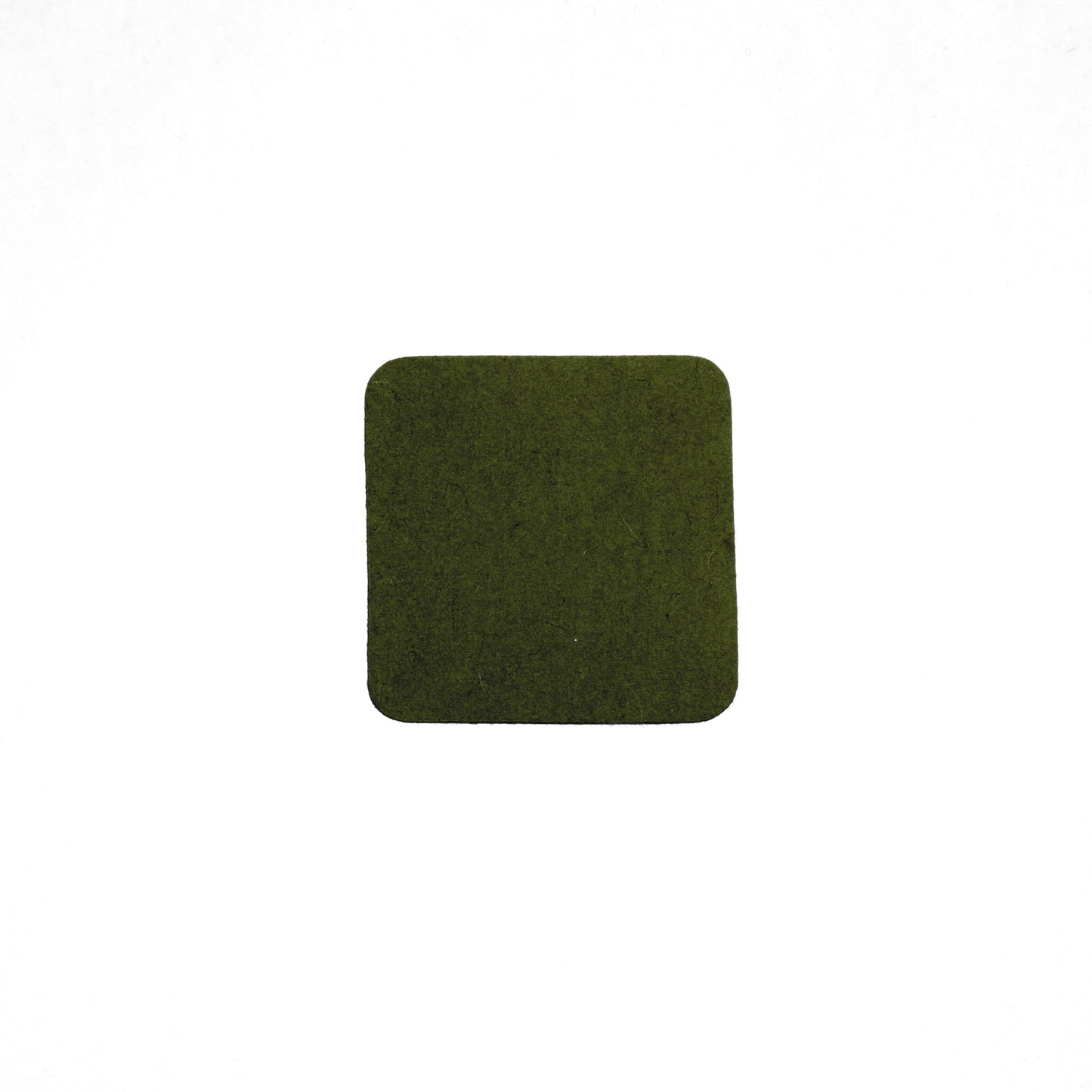 Square Coaster in 003 Dark Olive, 11cm