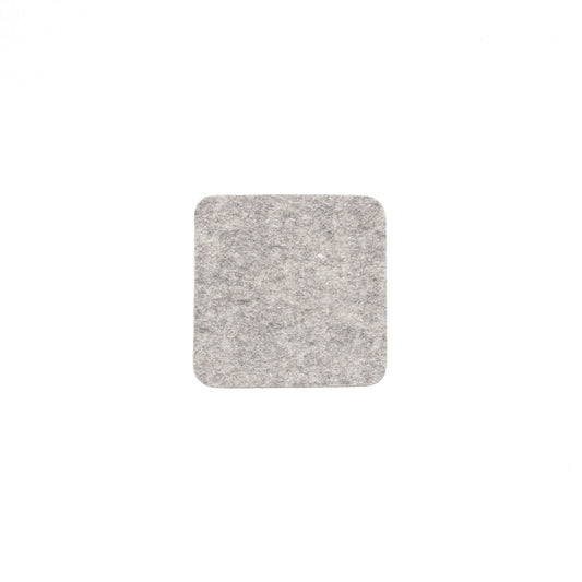 Square Coaster in 011 Light Grey Melange, 11cm