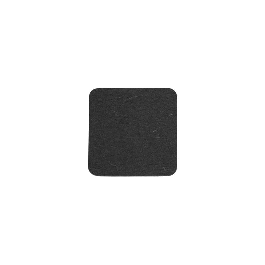 Square Coaster in 029 Dark Grey Flat, 11cm