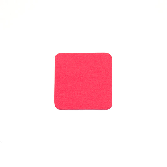 Square Coaster in 035 Coral, 11cm